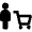 Shopping Cart Men 2 Icon from Nova Line Set