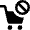 Shopping Cart Restrict Icon from Nova Solid Set