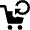 Shopping Cart Return Icon from Nova Solid Set