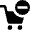 Shopping Cart Subtract Remove Icon from Nova Solid Set