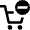Shopping Cart Subtract Remove Icon from Nova Line Set
