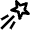 Christmas Shooting Star Icon from Nova Line Set
