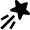 Christmas Shooting Star Icon from Nova Solid Set