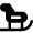 Christmas Sleigh Icon from Nova Solid Set