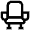 Cinema Chair Icon from Atlas Line Set