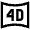 Curved 4d Icon from Atlas Line Set
