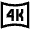 Curved 4k Icon from Atlas Line Set