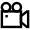 Movie Camera Icon from Atlas Line Set