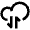 Cloud Data Transfer Icon from Nova Line Set