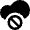 Cloud Disable Restrict Icon from Nova Solid Set