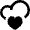 Cloud Favourite Heart Icon from Nova Line Set