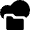 Cloud Folder Icon from Nova Solid Set