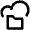 Cloud Folder Icon from Nova Line Set