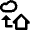 Cloud Home Icon from Nova Line Set