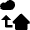 Cloud Home Icon from Nova Solid Set