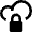 Cloud Lock Security Icon from Nova Line Set