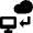 Cloud Personal Computer Download Icon from Nova Solid Set