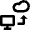 Cloud Personal Computer Upload Icon from Nova Line Set