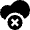 Cloud Remove Cross Icon from Nova Solid Set