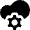 Cloud Setting Icon from Nova Solid Set