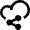 Cloud Share Icon from Nova Line Set