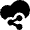 Cloud Share Icon from Nova Solid Set