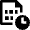 File Clock Icon from Nova Line Set