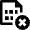 File Cross Remove Icon from Nova Line Set