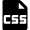 File Css Icon from Nova Solid Set