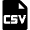 File Csv Icon from Nova Solid Set