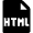 File Html Icon from Nova Solid Set