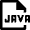 File Java Icon from Nova Line Set