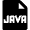 File Java Icon from Nova Solid Set