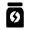 Coffee Bean Jar Icon from Nova Solid Set