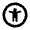Accessibility Circle Icon from Rounded Line - Material Pro Set