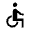 Accessible Icon from Sharp Line - Material Symbols Set