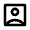 Account Box Icon from Outlined Line - Material Pro Set