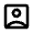 Account Box Icon from Rounded Line - Material Pro Set