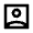 Account Box Icon from Sharp Line - Material Pro Set