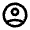Account Circle Icon from Sharp Line - Material Pro Set