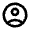 Account Circle Icon from Outlined Line - Material Pro Set