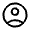 Account Circle Icon from Sharp Line - Material Symbols Set
