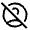 Account Circle Off Icon from Sharp Line - Material Symbols Set