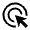 Ads Click Icon from Sharp Line - Material Symbols Set