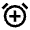 Alarm Add Icon from Outlined Line - Material Pro Set