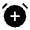 Alarm Add Fill Icon from Rounded Fill - Material Symbols Set