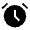 Alarm Fill Icon from Outlined Fill - Material Symbols Set
