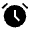Alarm Fill Icon from Sharp Fill - Material Symbols Set