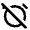 Alarm Off Icon from Rounded Line - Material Pro Set