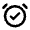 Alarm On Icon from Rounded Line - Material Pro Set
